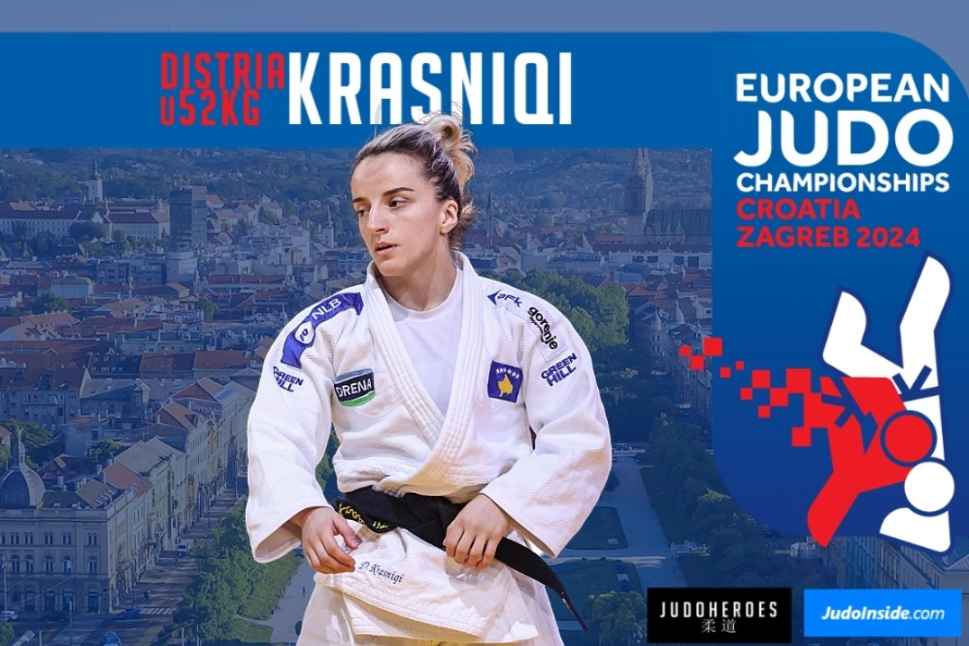 Distria Krasniqi conquistou o sétimo título europeu para o Kosovo
