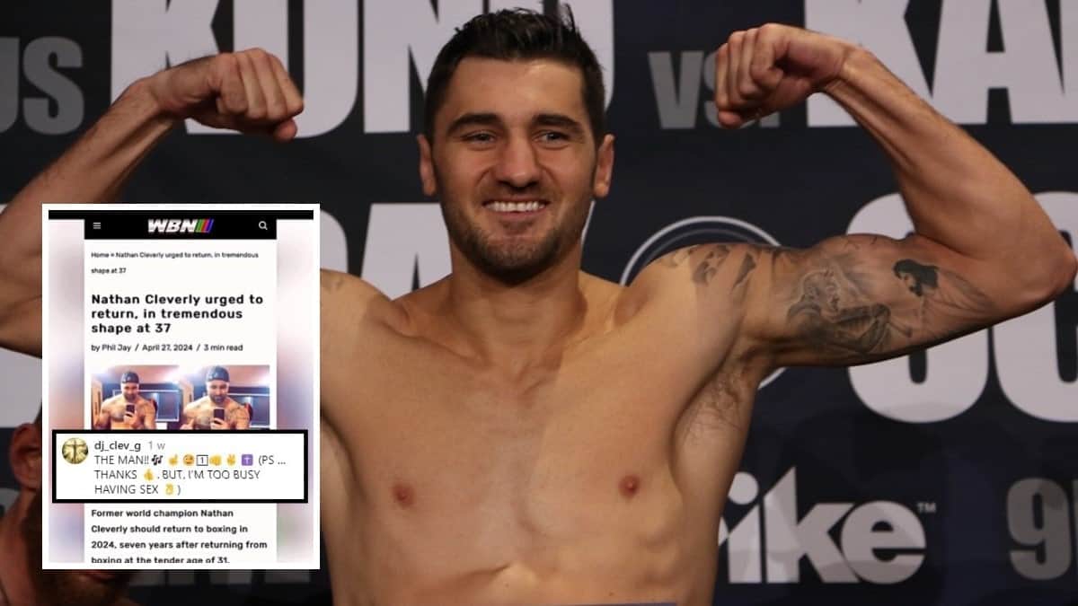 Nathan Cleverly weighs in