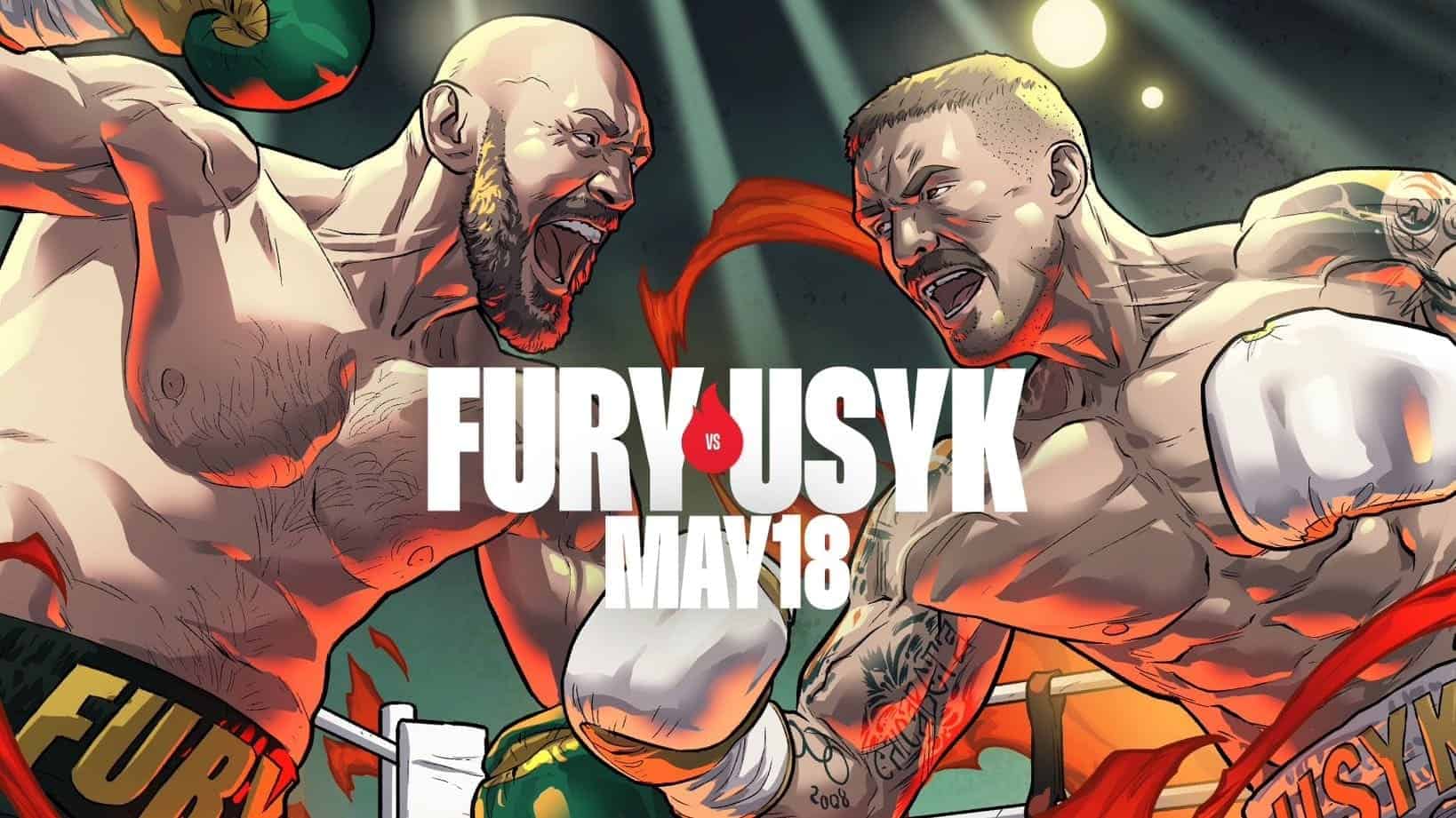 Fury vs Usyk poster Riyadh Season