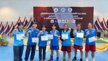Thipsatcha Yodwaree e Nillada Meekoon foram as melhores no Campeonato Nacional Feminino da Tailândia