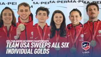 A equipe dos EUA conquista todas as seis medalhas de ouro individuais nas zonas pela primeira vez desde 2011