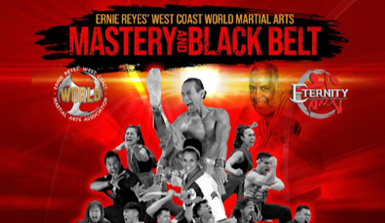 Domínio e faixa preta do mundo das artes marciais da costa oeste de Ernie Reyes